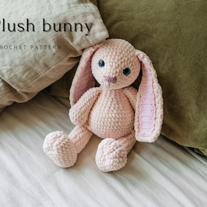 Amigurumi bunny pattern, easter bunny- Crochet PATTERN plushie Bunnies - Easter toys
