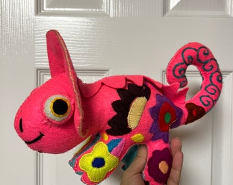 My Xolal, Mexican Alebrijes, stuffed animals, Cat, Dog, lion, plush toy, folk-art , handmade stuffed animals