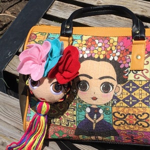 Muñeca mexicana key chain giant Mexican doll bag wallet car keys accessories