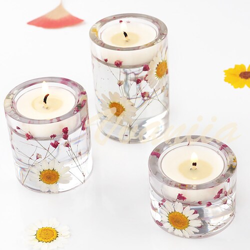 Tealight Holder Mold Candle Holder Resin Mold Tea Light Etsy