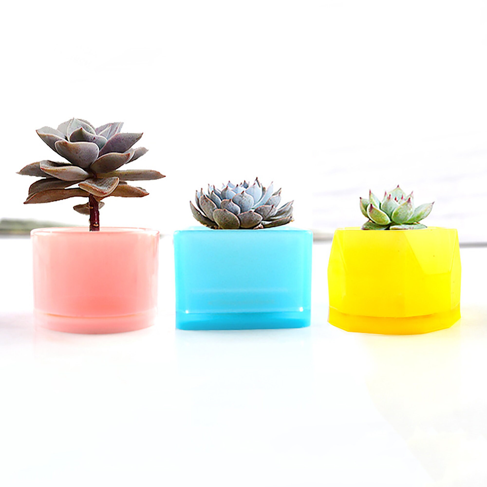 3PCS/set Flower Pot Resin Mold Small Flower Pot Mold Etsy