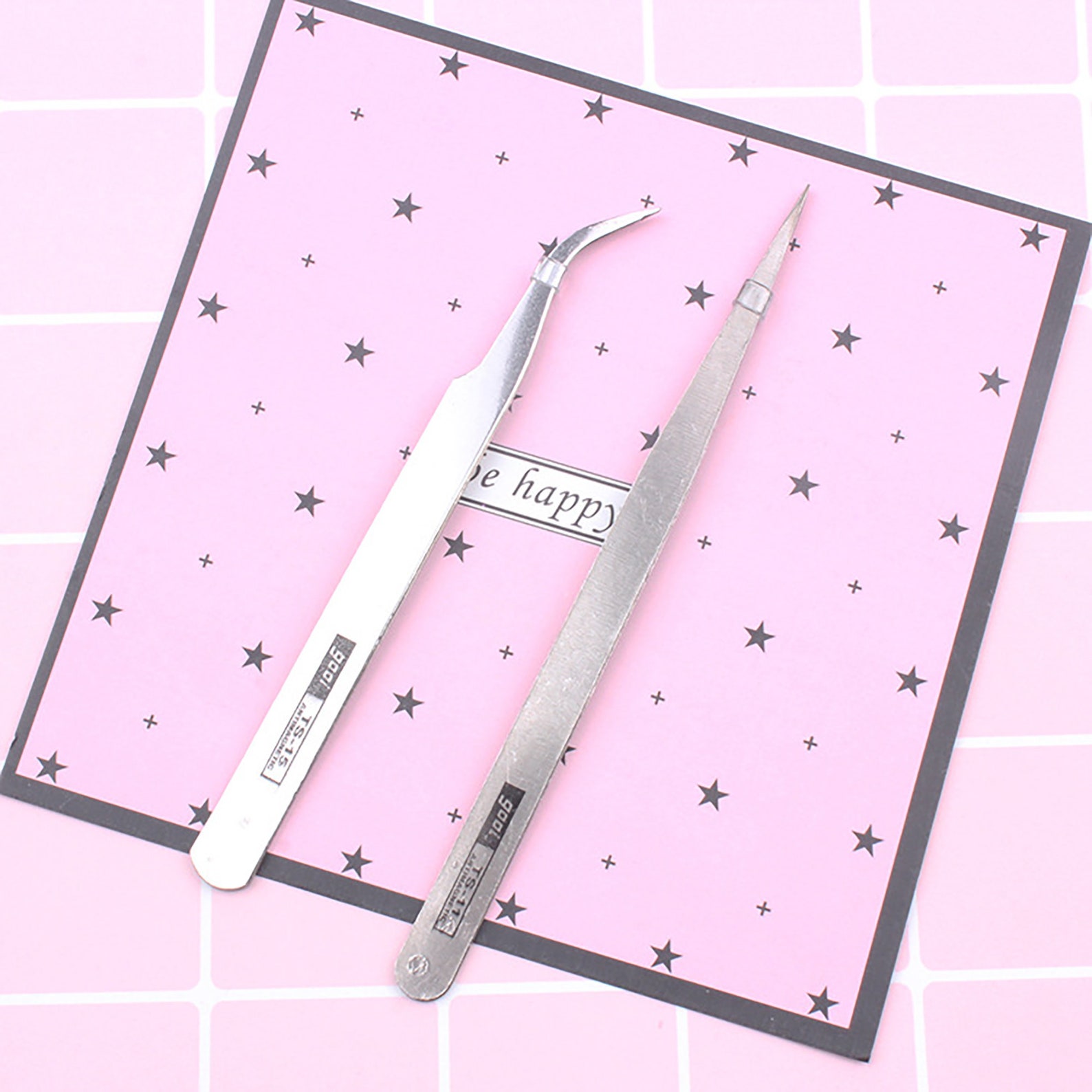Craft Tweezers Stainless Steel Tweezers Straight/Curved Etsy