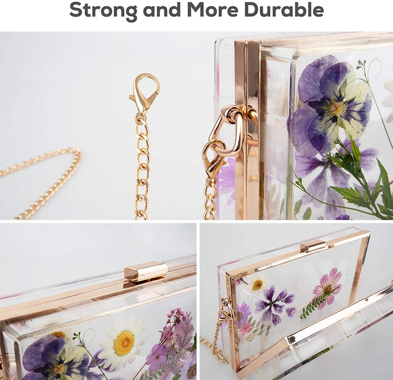 Shaker Clutch Bag Resin Mold Set Rectangle Handbag Making Etsy