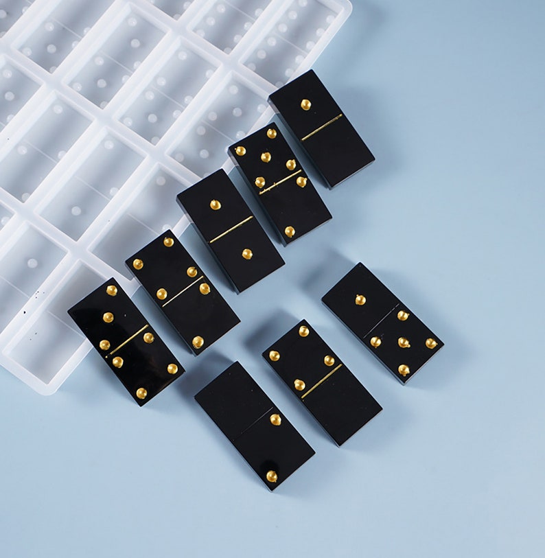 Domino Resin Mold Domino Silicone Mold Board Game Resin Etsy