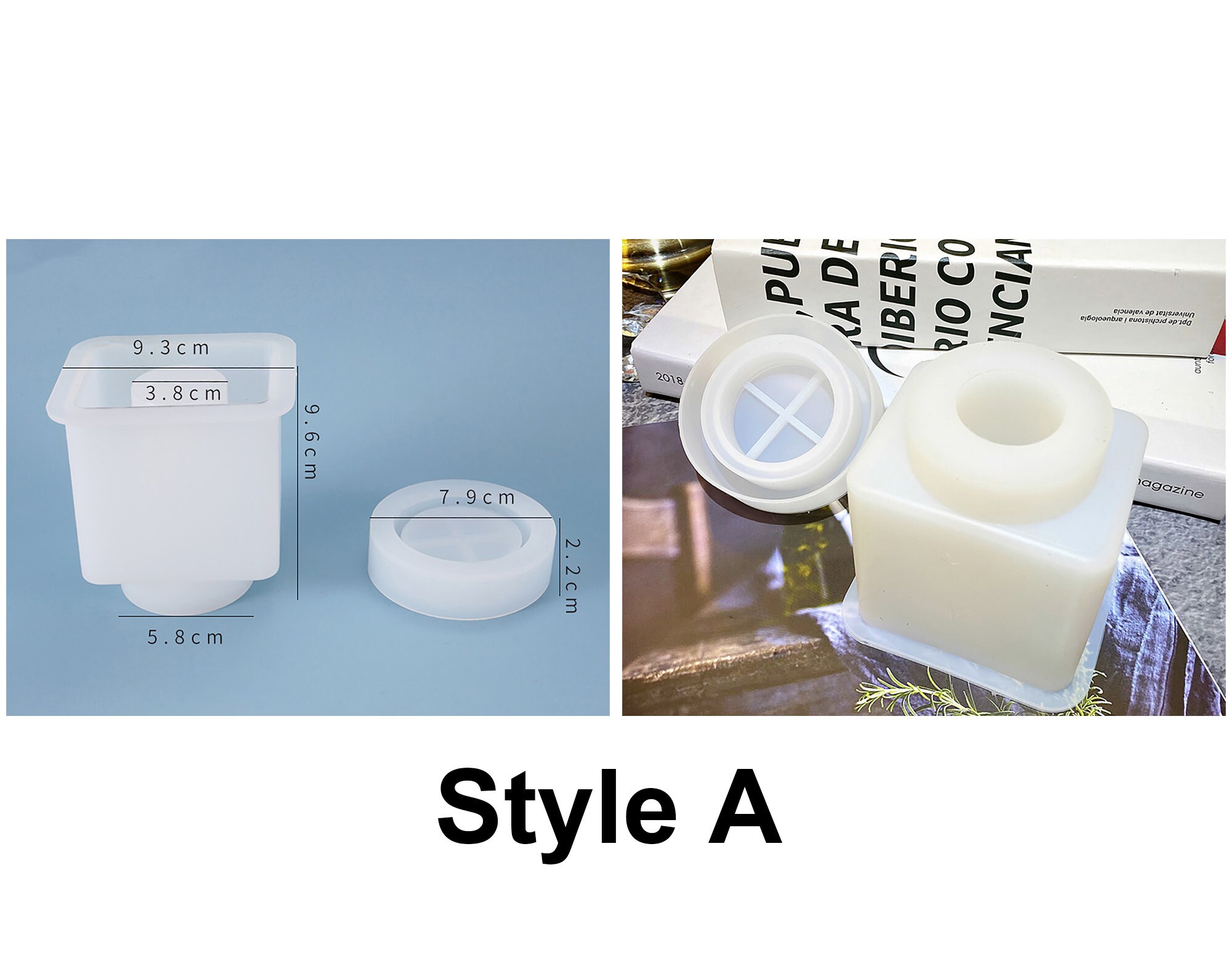 Bottle Resin Mold Casting Resin Silicone Mold for Storage Etsy