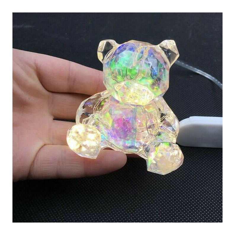 Geometric Bear Resin Mold 3D Teddy Bear Silicone Mold DIY Etsy