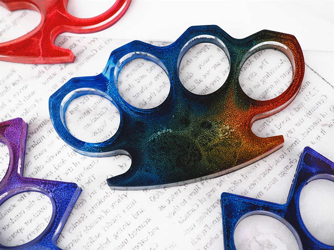Knuckle Resin Mold Brass Knuckle Mold Self Protect Tools Etsy