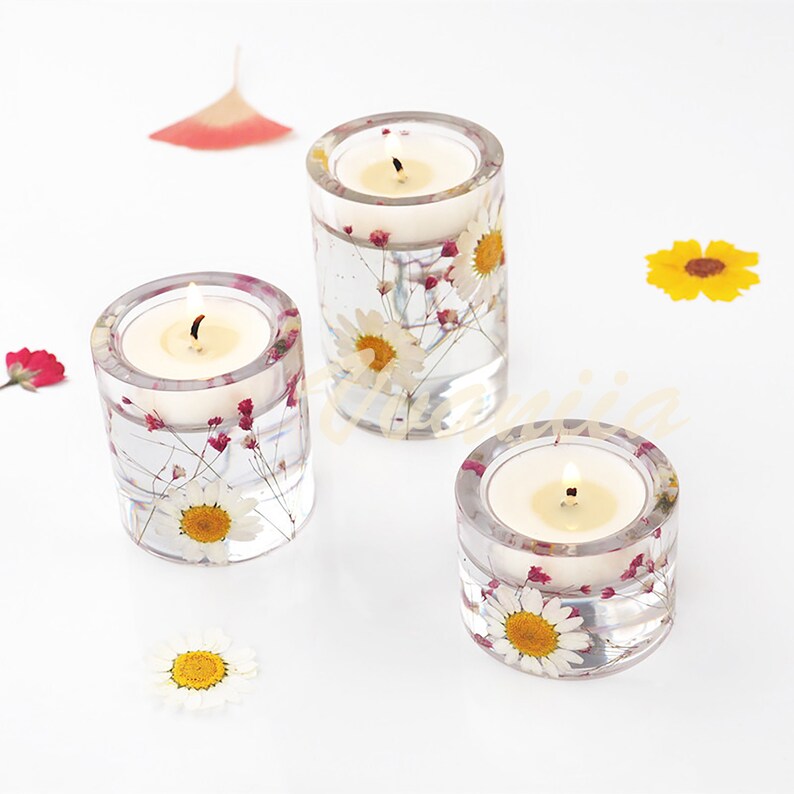 Tealight Holder Mold Candle Holder Resin Mold Tea Light Etsy