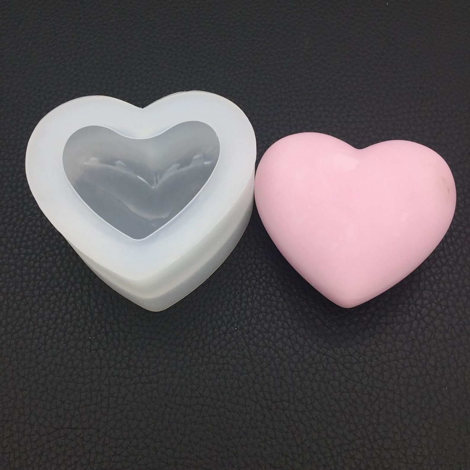 Heart Resin Mold 3D Heart Mold Heart Shape Resin Silicone Etsy