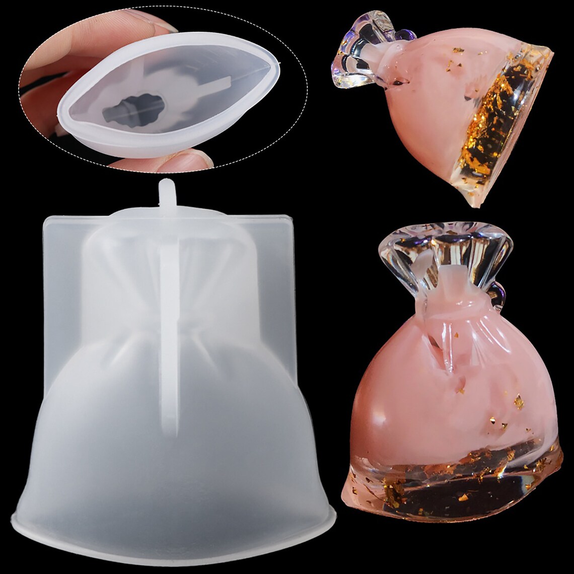 Lucky Bag Resin Mold Lucky Money Bag Mold Cute Bag Keychain Etsy