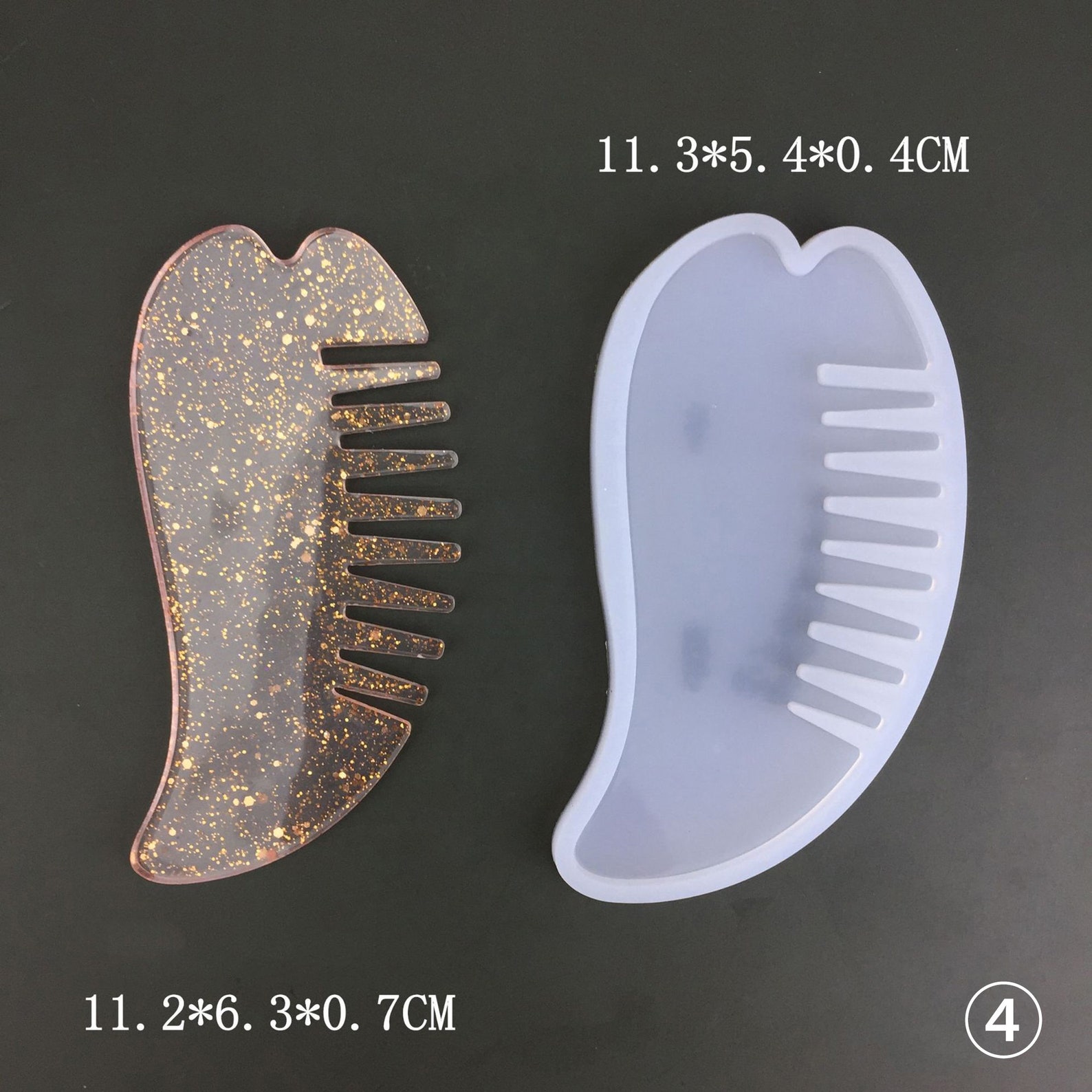 8 Styles Comb Resin Mold Hair Comb Silicone Mold Hair Brush Etsy
