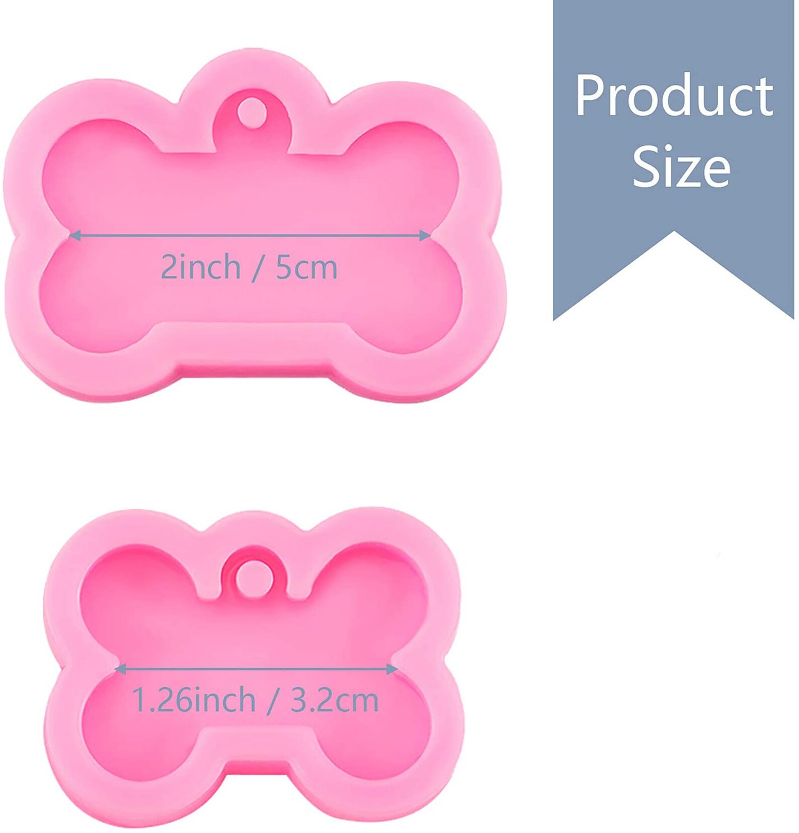 Dog Tag Silicone Mold Dog Bone Keychain Mold Pet Tag Mold Etsy