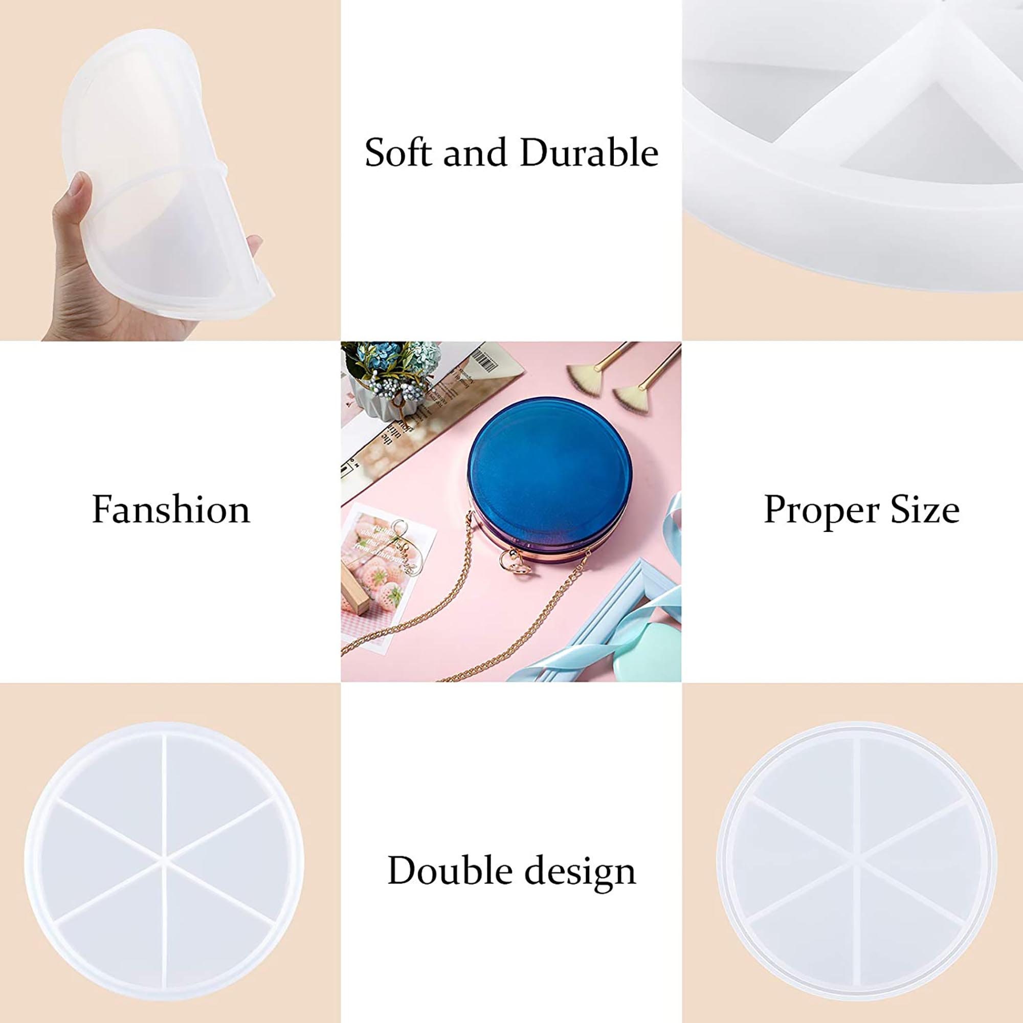 Round Shaker Clutch Bag Resin Mold Set Fancy Handbag Making Etsy