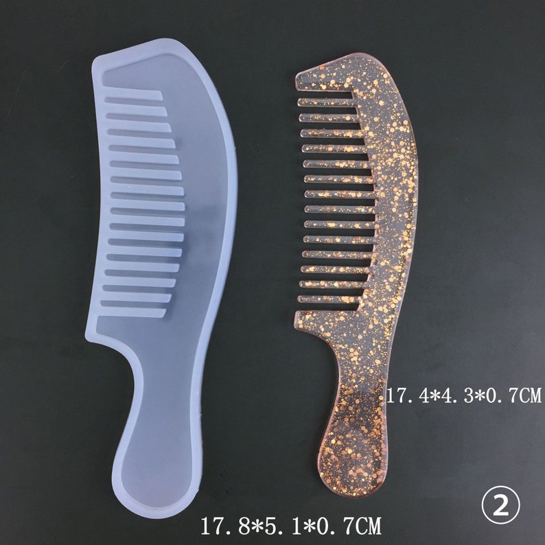 8 Styles Comb Resin Mold Hair Comb Silicone Mold Hair Brush Etsy