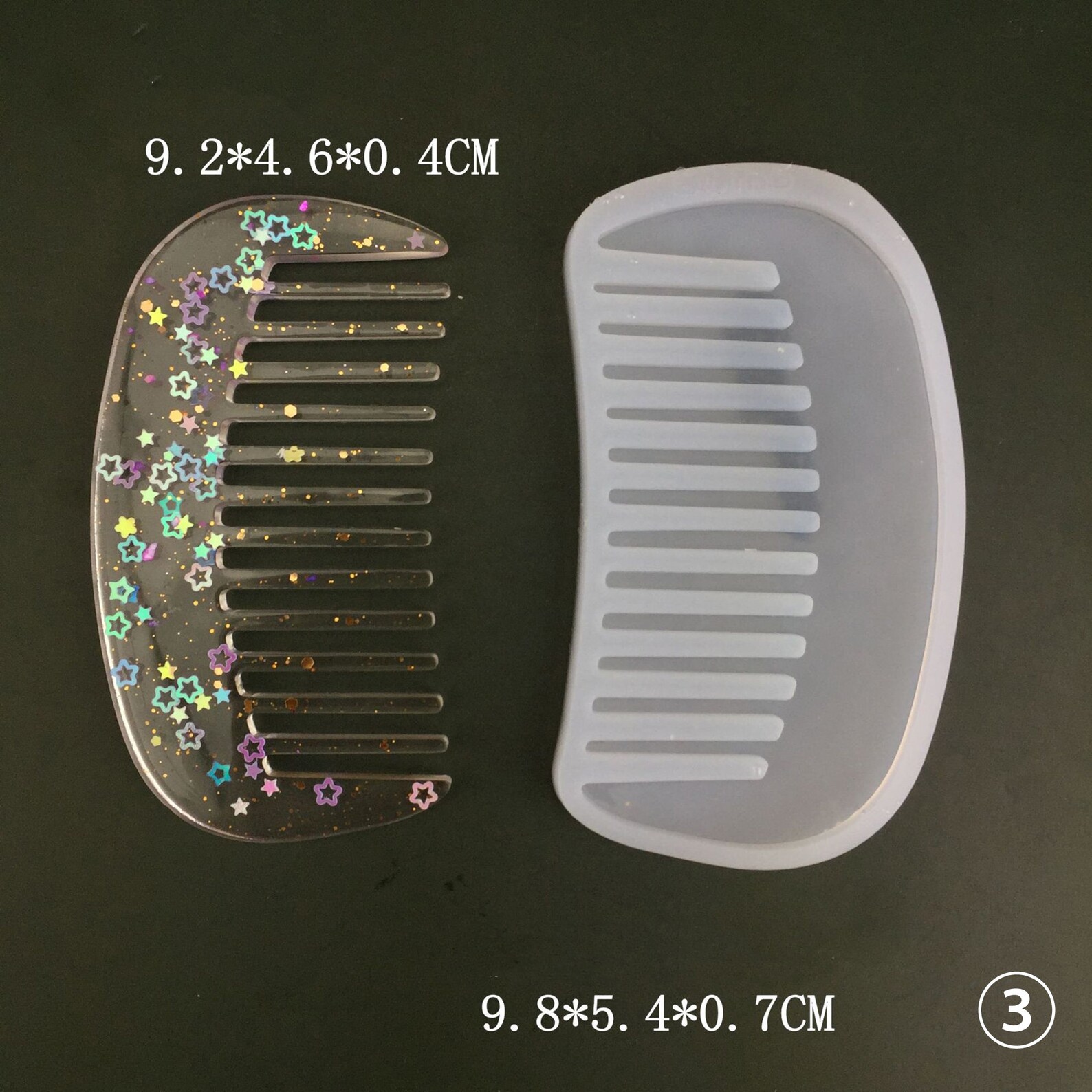 8 Styles Comb Resin Mold Hair Comb Silicone Mold Hair Brush Etsy