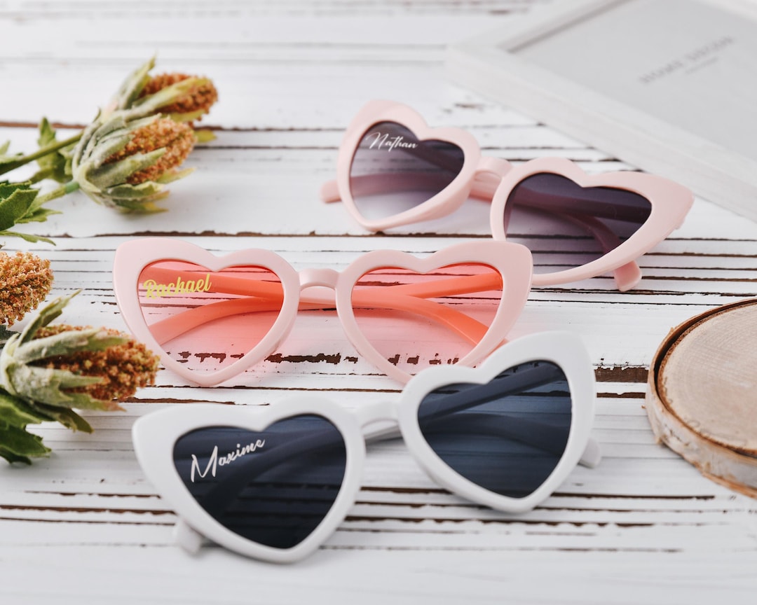 Occhiali Cuore Occhiali Da Sole Per Invitati Matrimonio Occhiali