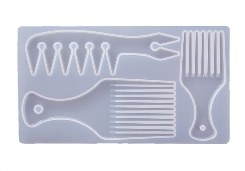 Afro Comb Resin Mold Hair Pick Mold Comb Resin Mold DIY Etsy