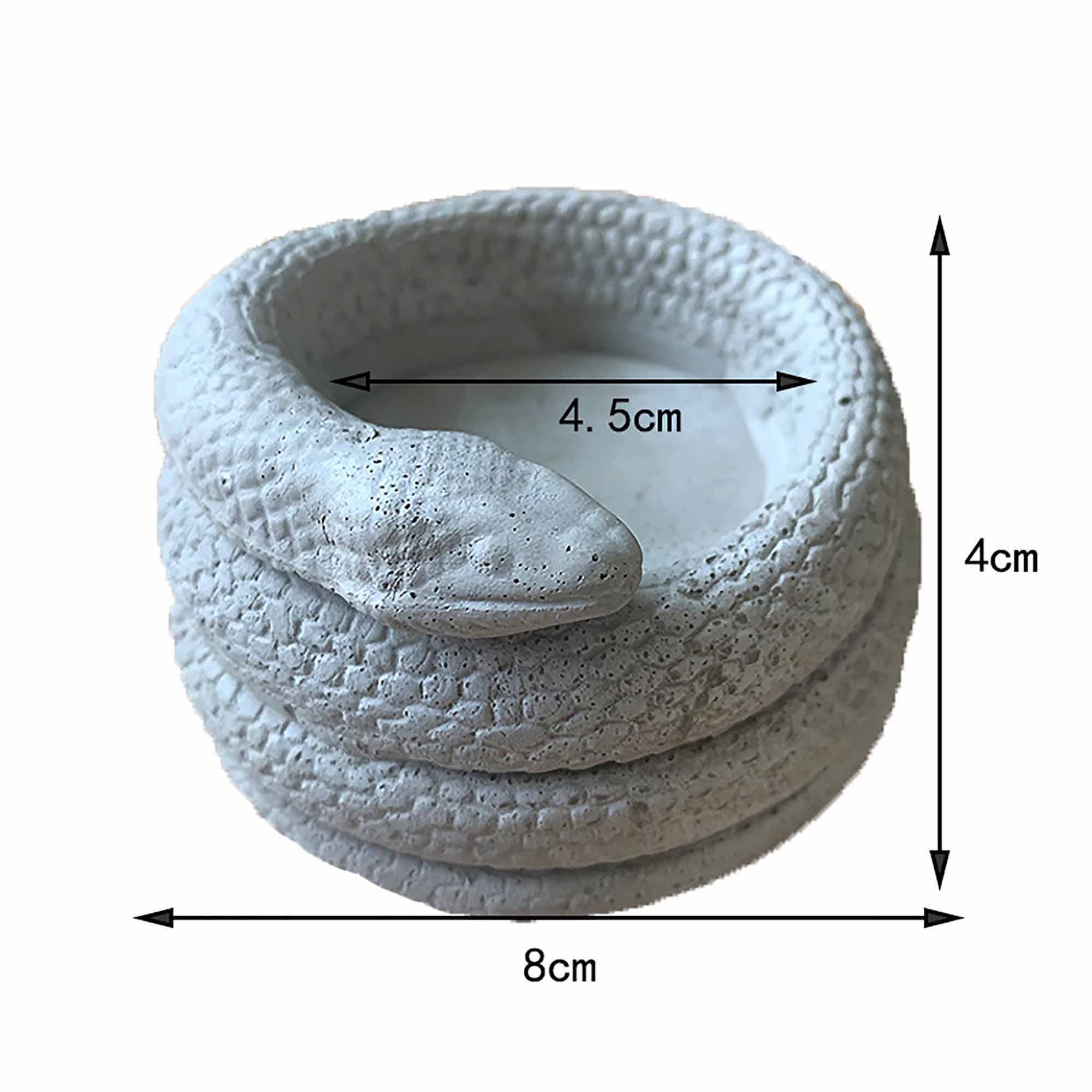 Coiled Snake Candle Holder Mold Silicone Mold for Concrete Etsy