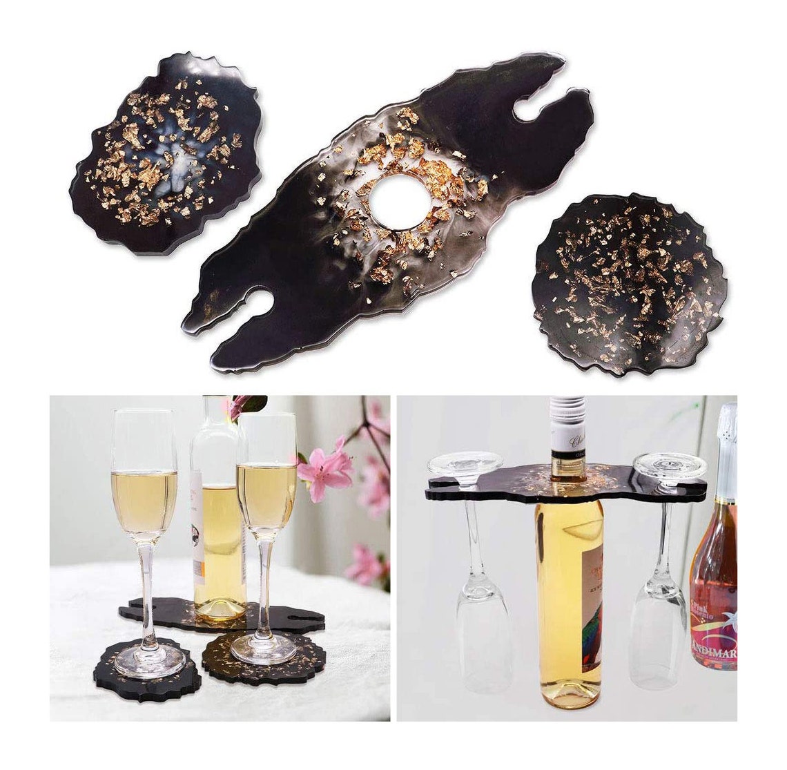 Wine Glass Holder Resin Mold Red Wine Tray Mold Wine Holder Etsy