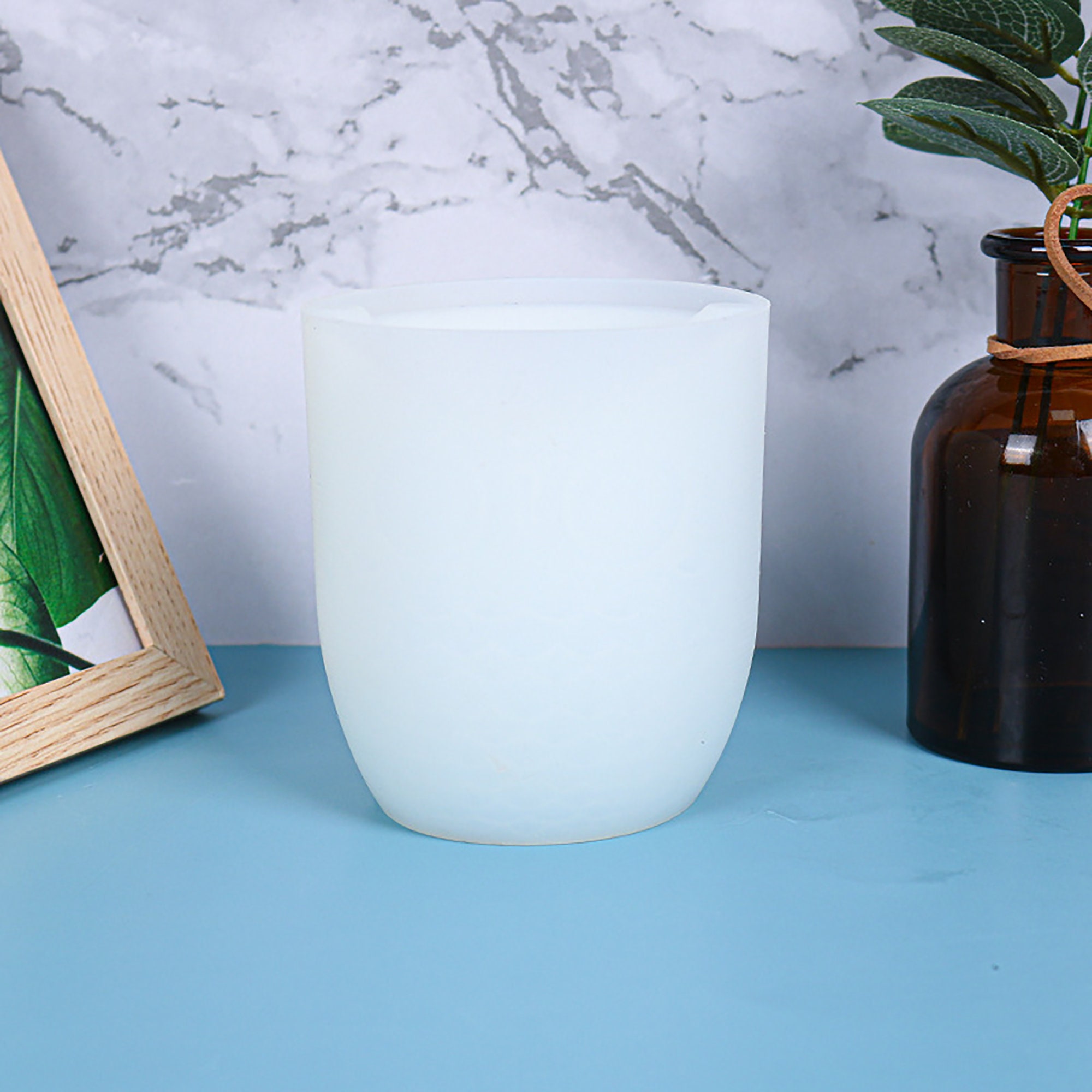 Storage Cup Mold Pen Holder Resin Mold Makeup Brush Holder Etsy