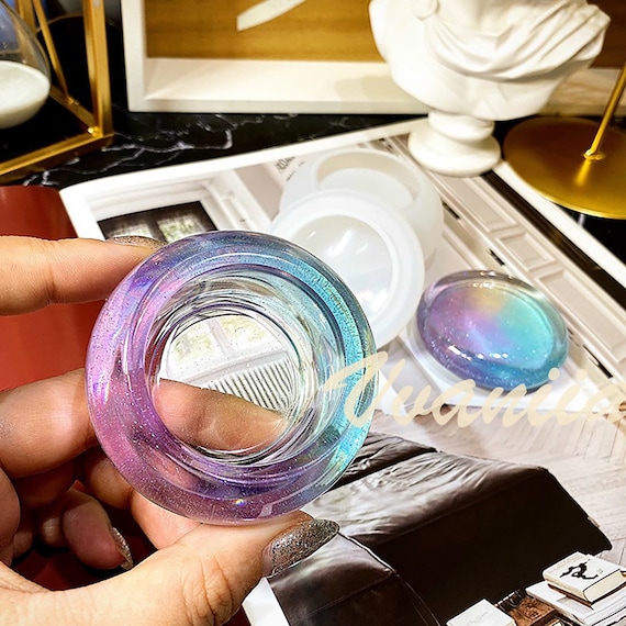 Set Of 5 Pieces DIY Pentagram Coaster Mold Crystal Epoxy Resin
