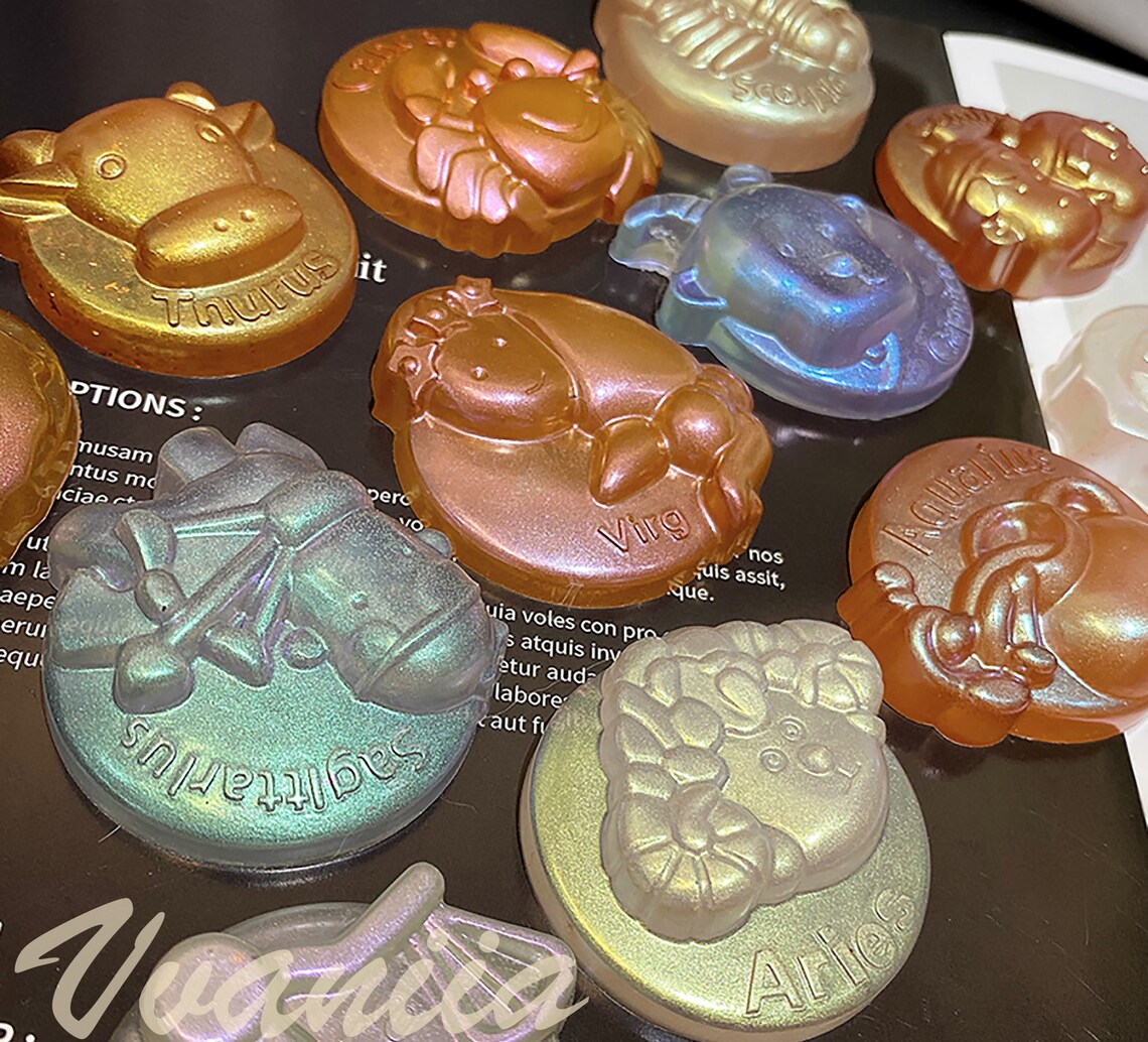 Zodiac Pendant Silicone Mold Constellation Silicone Mold for Etsy