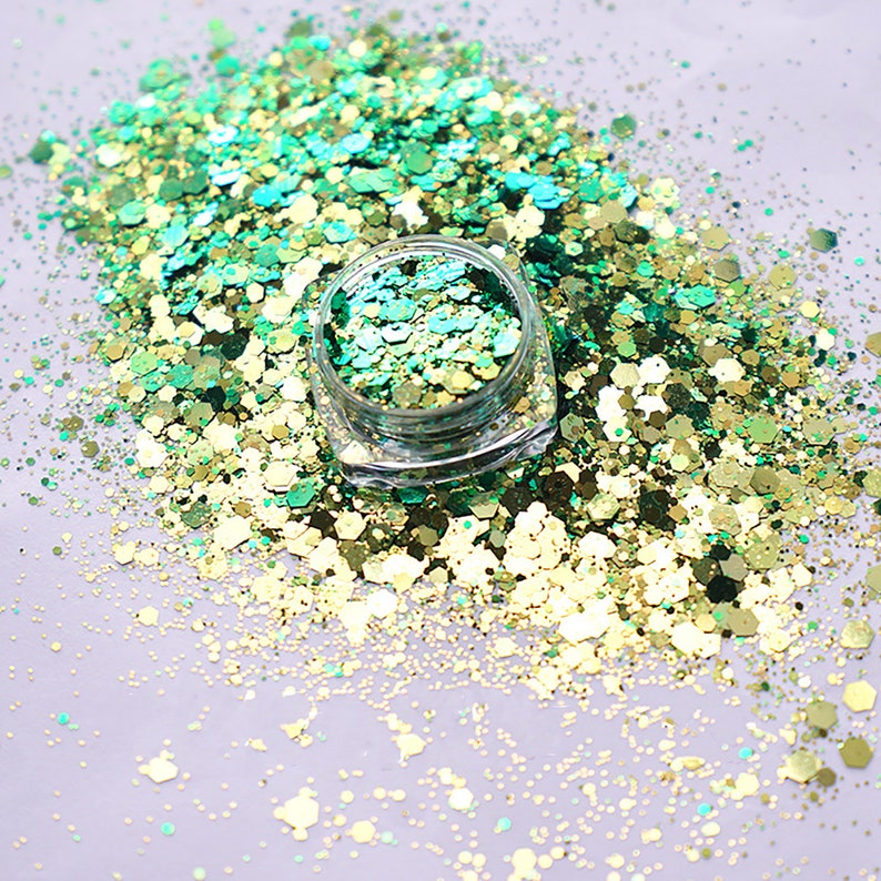 12 Colors Glitter Powder Shiny Glitter Silicone Mold Filler Etsy
