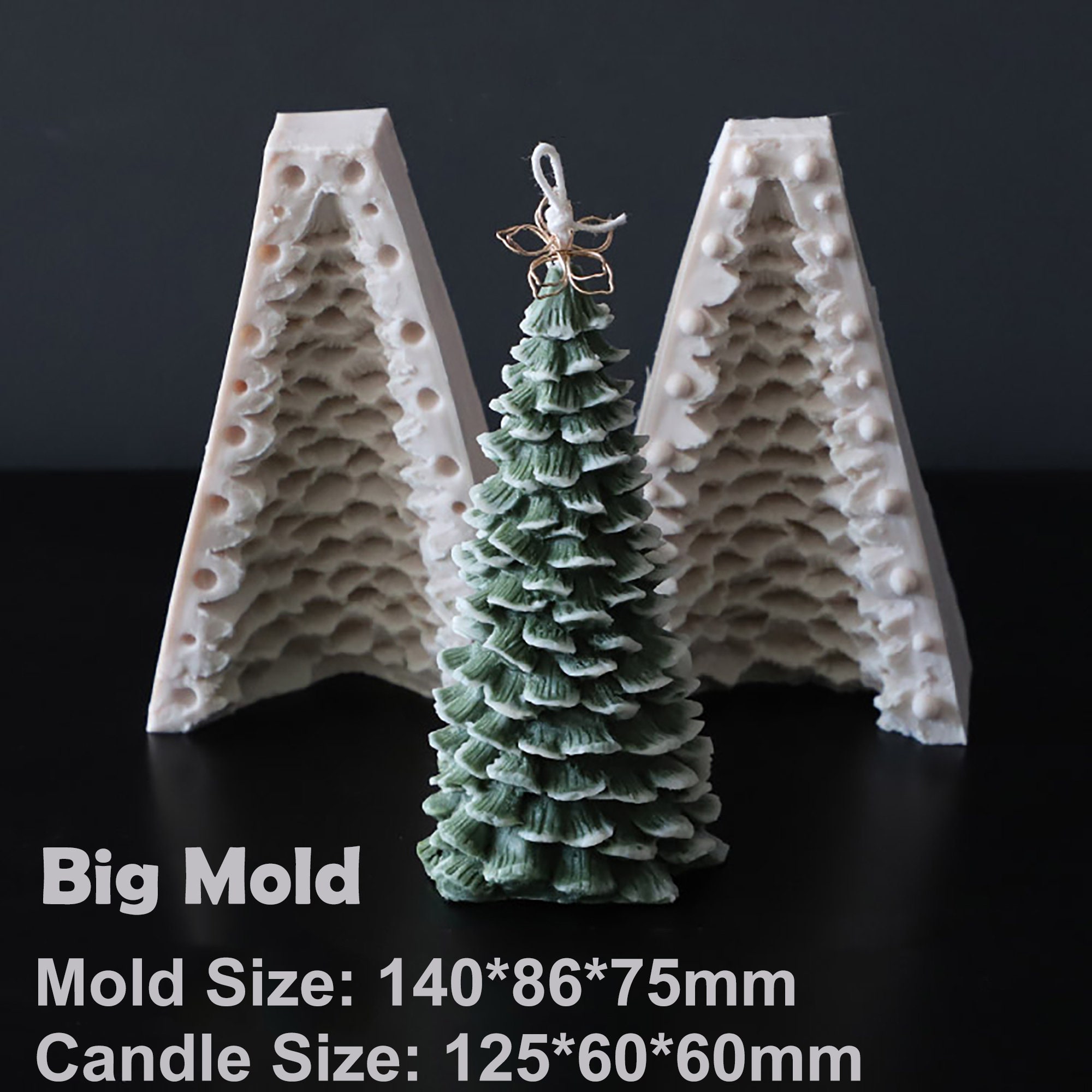 Custom Christmas Theme 3D Silicone Chocolate Candy Molds For Chocolates