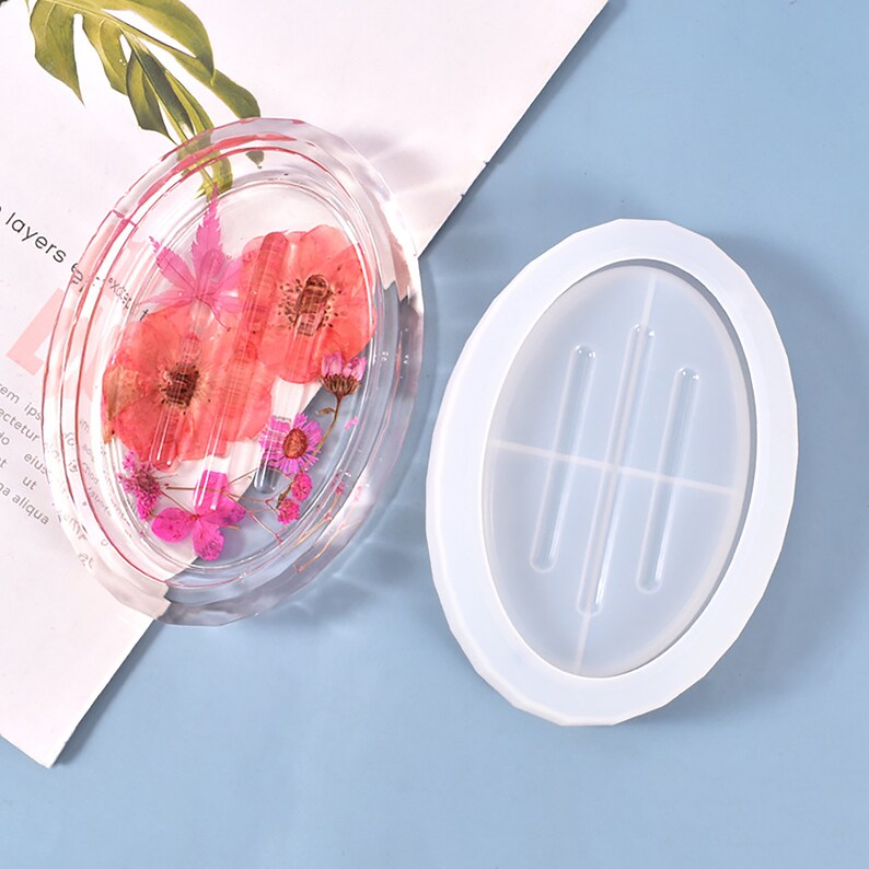 Soap Holder Resin Mold Oval Soap Box Mold Silicone Soap Box Etsy