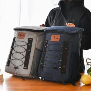 Custom cooler backpack,personalized cooler backpack with engraving,personalized hiking backpack,best men&#39;s gifts for wedding,beer cooler bag