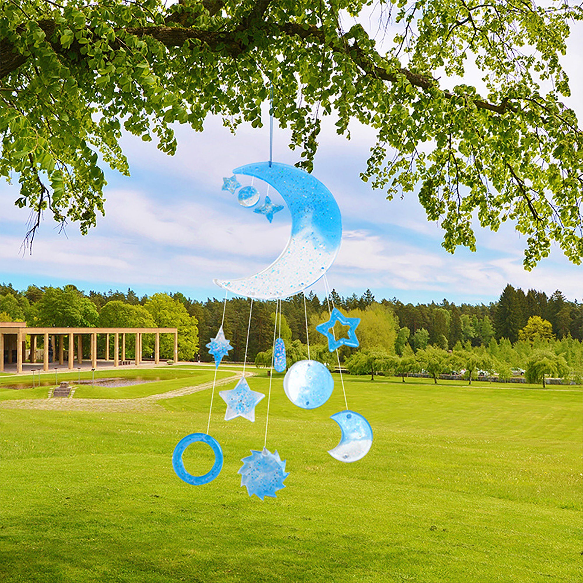 Suncatcher Resin Molds Wind Chimes Resin Mold Crescent Moon Etsy UK