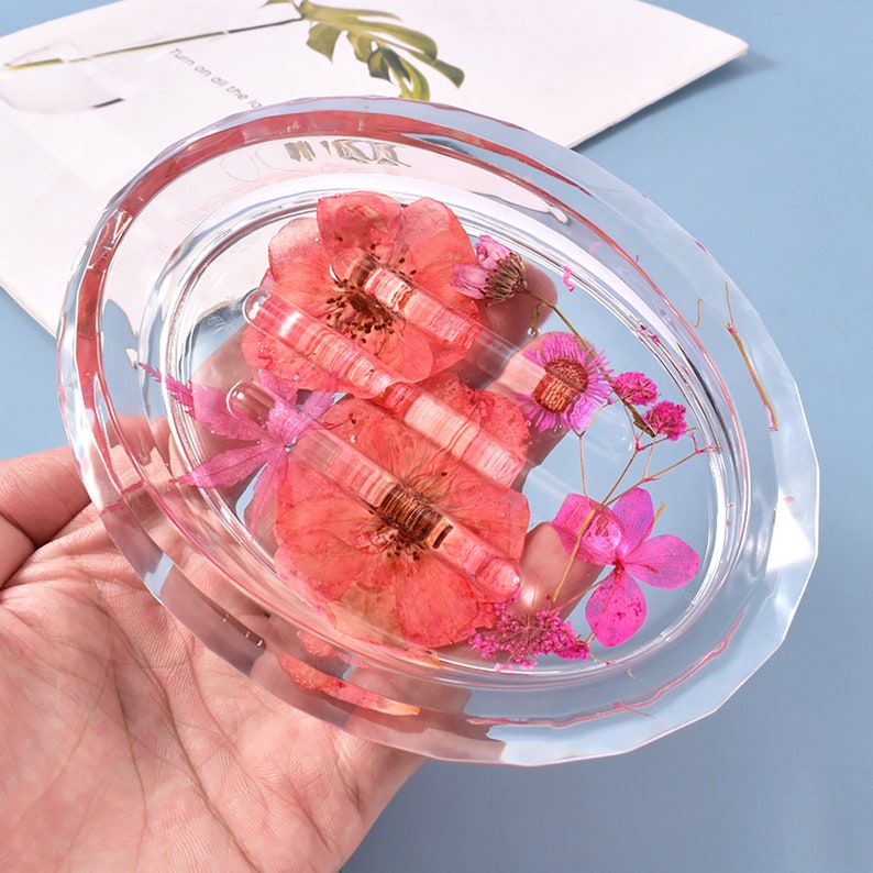 Soap Holder Resin Mold Oval Soap Box Mold Silicone Soap Box Etsy