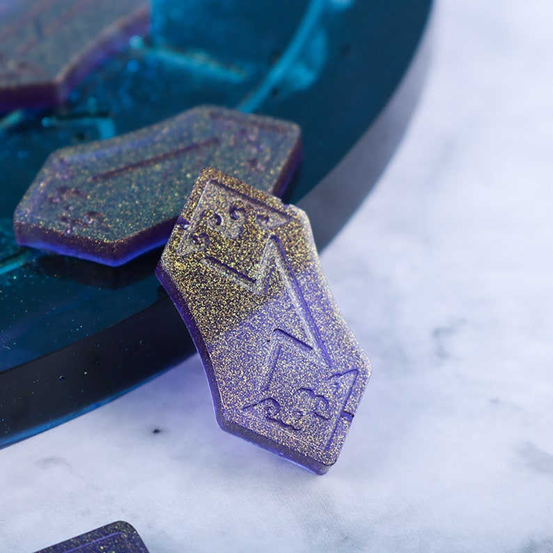 Rune Divination Plate Mold Silicone Casting Mold for Rune Etsy