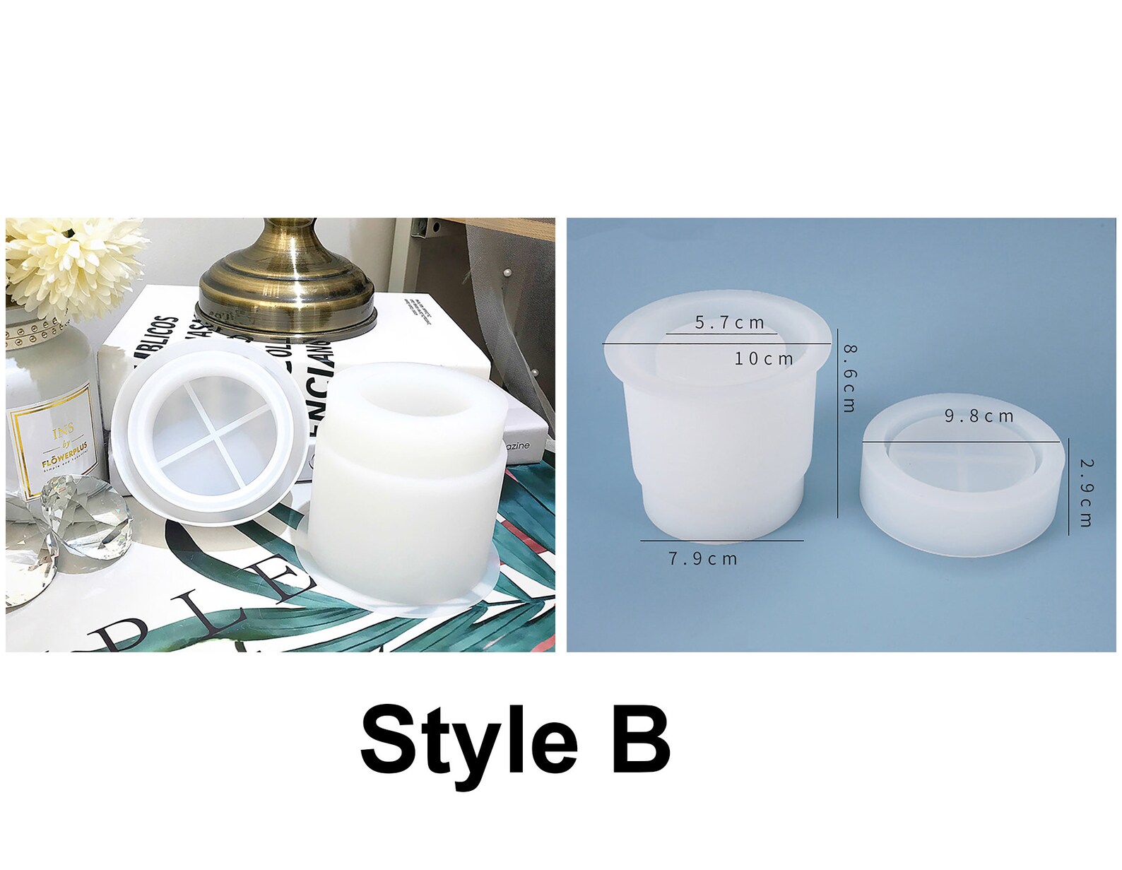 Bottle Resin Mold Casting Resin Silicone Mold for Storage Etsy