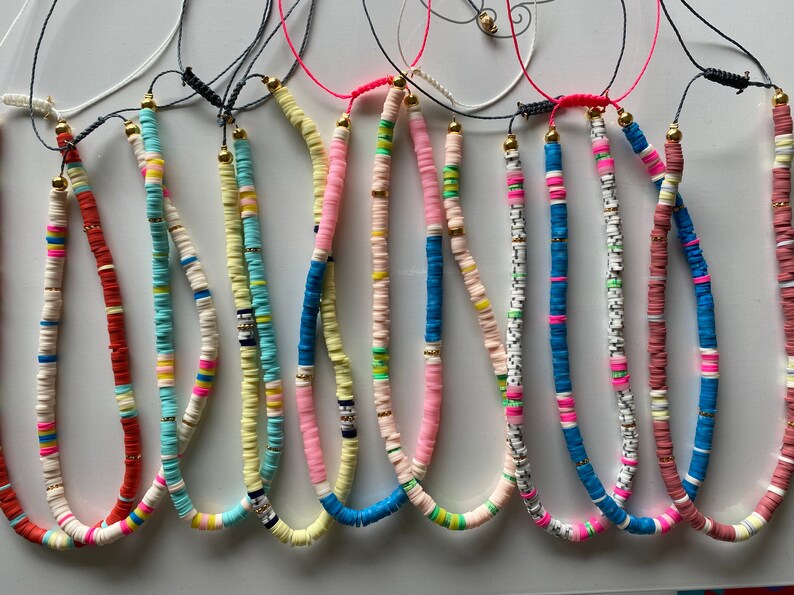 Hicarer Collier Ras Du Cou En Perles, Ensemble De 6 Surfeur