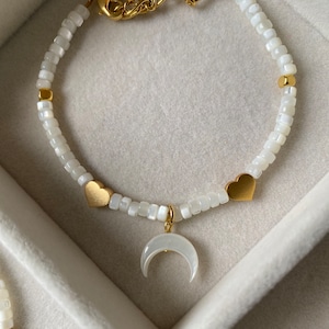 Boho mother-of-pearl bracelet