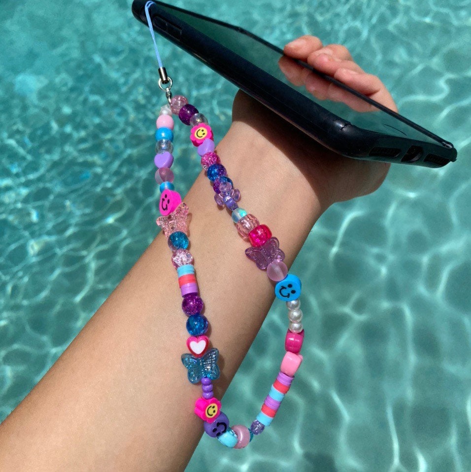 Handmade Beaded Phone Strap Charm Etsy