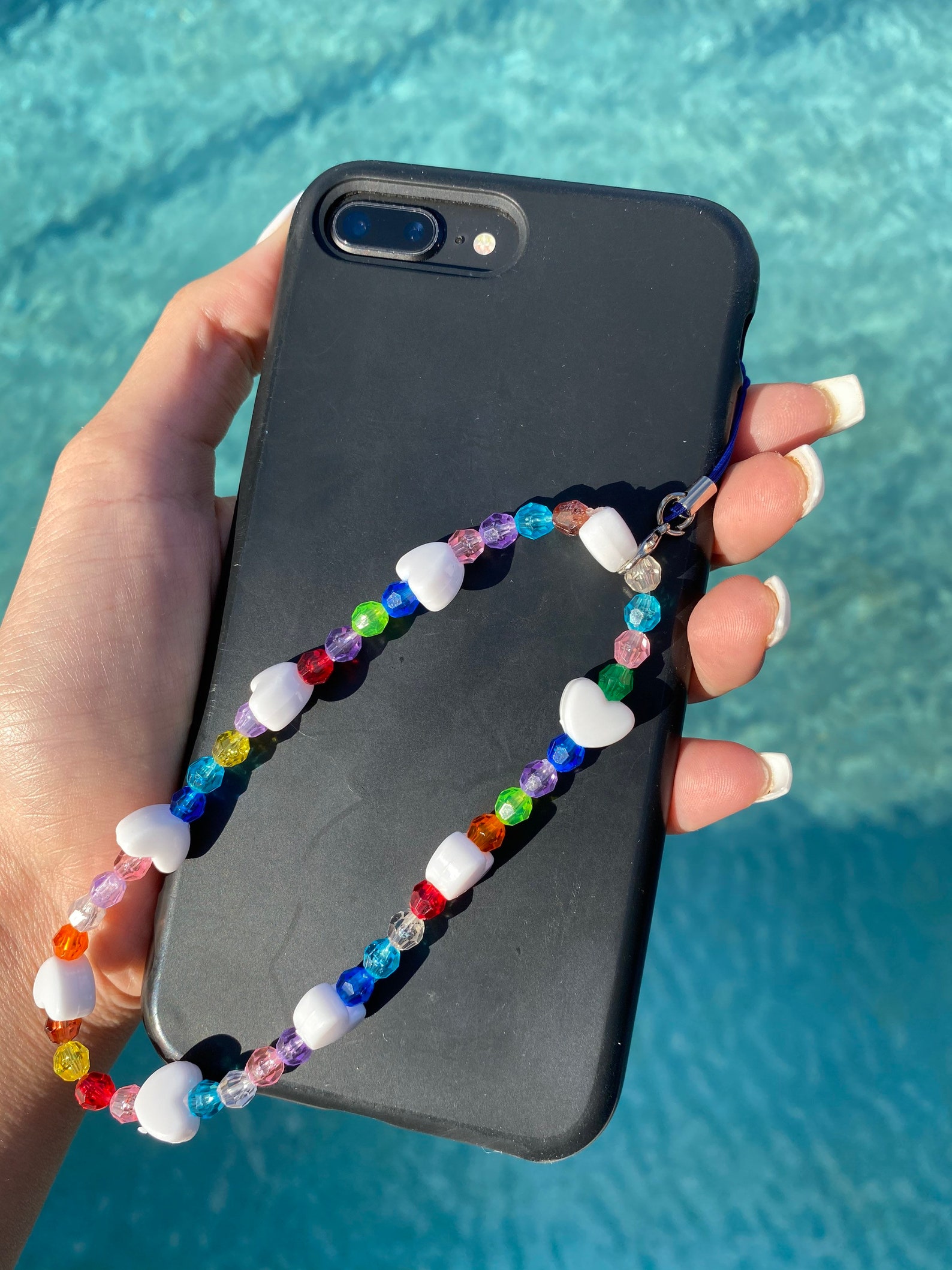 Handmade beaded phone strap charm Etsy