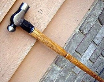 Royal Gehstock Hammer Design Kopfgriff Gehstock aus Holz für Männer und Frauen Dekostöcke Thor Gehstöcke