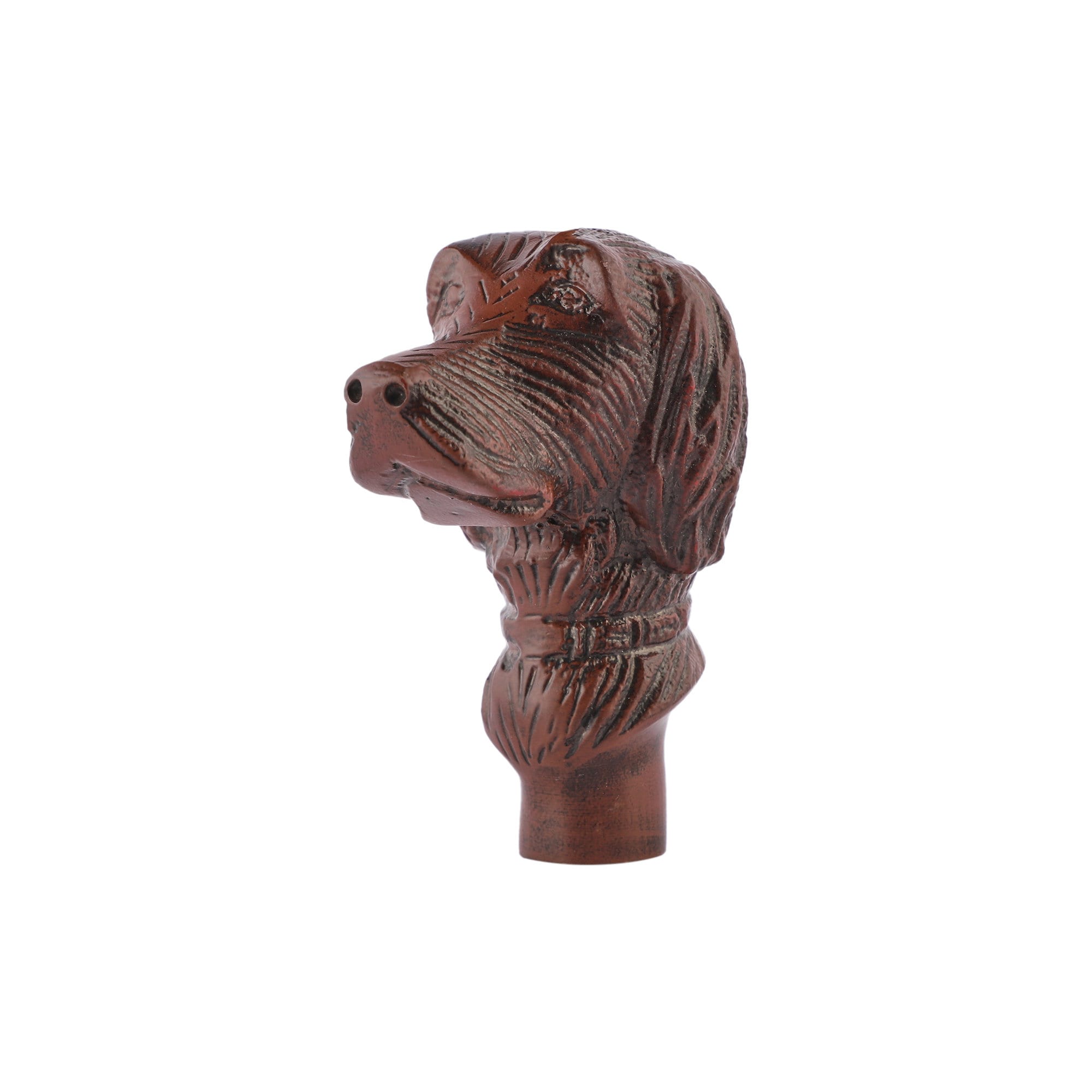 Walking Cane Wooden Walking Cane Dog Head Cane Walking Etsy