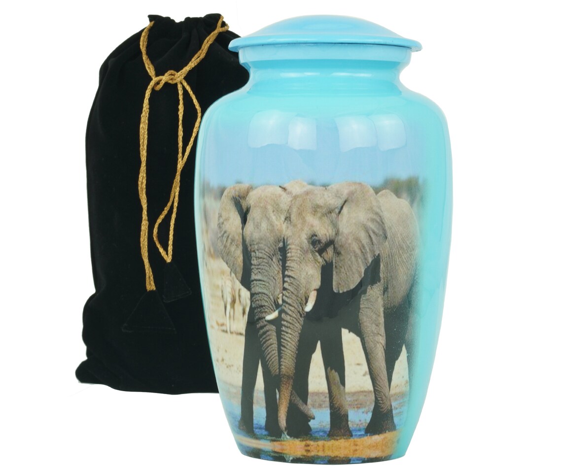 Urns for Human Ashes Elephant Urn Large Cremation Funeral Etsy