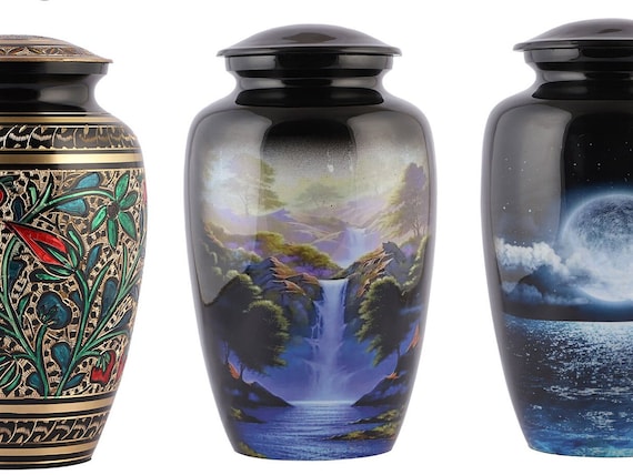 Urns for Human Ashes Cremation Urns Pot Cremate Urn for - Etsy UK