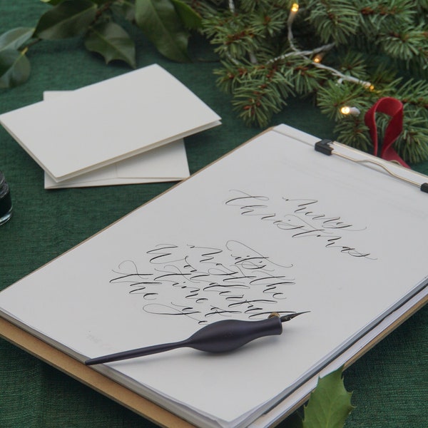 The Modern Calligraphy Christmas Template Digital Download