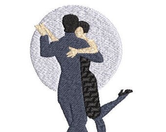 Tango in the Moonlight Embroidery Design
