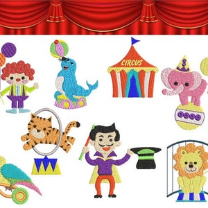 Ein Besuch im Zirkus-Set mit 10 4x4 Designs