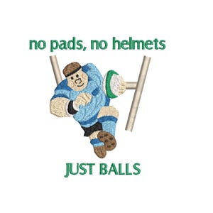 Sports – Rugby – Just Balls Machine Embroidery Design