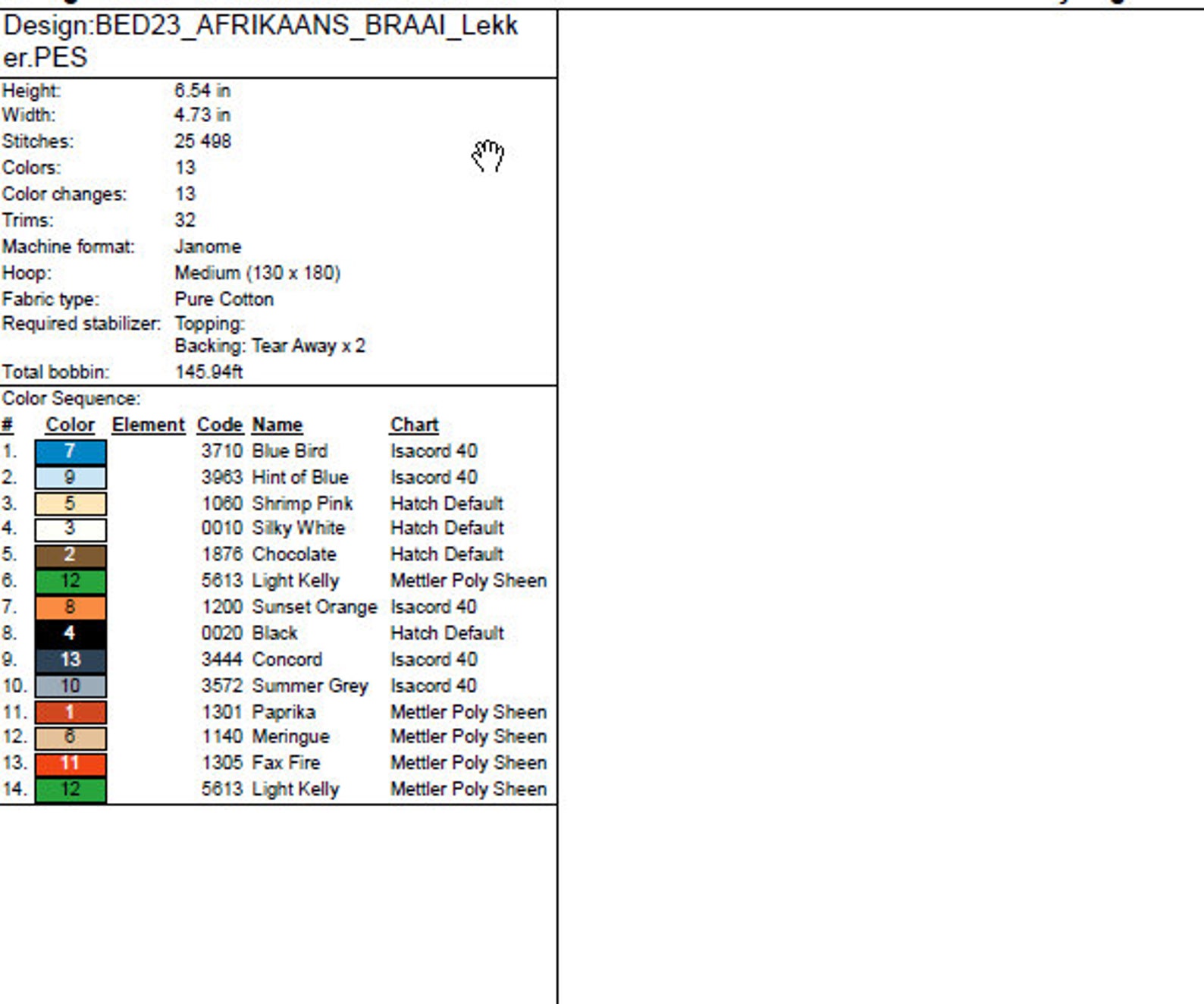 Afrikaans Braai Embroidery Design 2 Lekker Nou Gaan Ons BRAAI Etsy