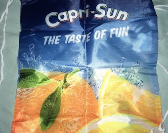 Capri Sun fun cool hipster school PE gym bag with drawstring