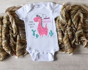 baby girl dinosaur onesie