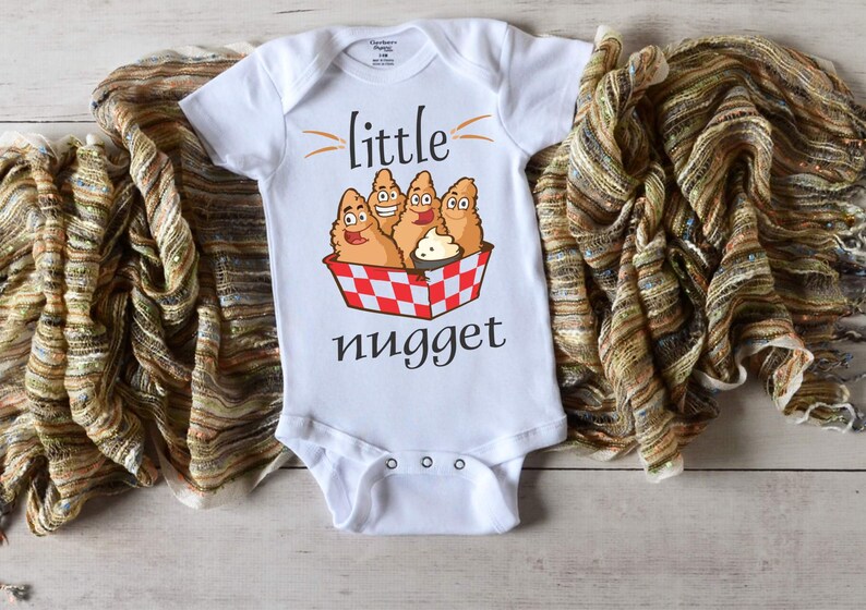 Little Nugget Baby Announcement Pregnancy Reveal Baby Etsy